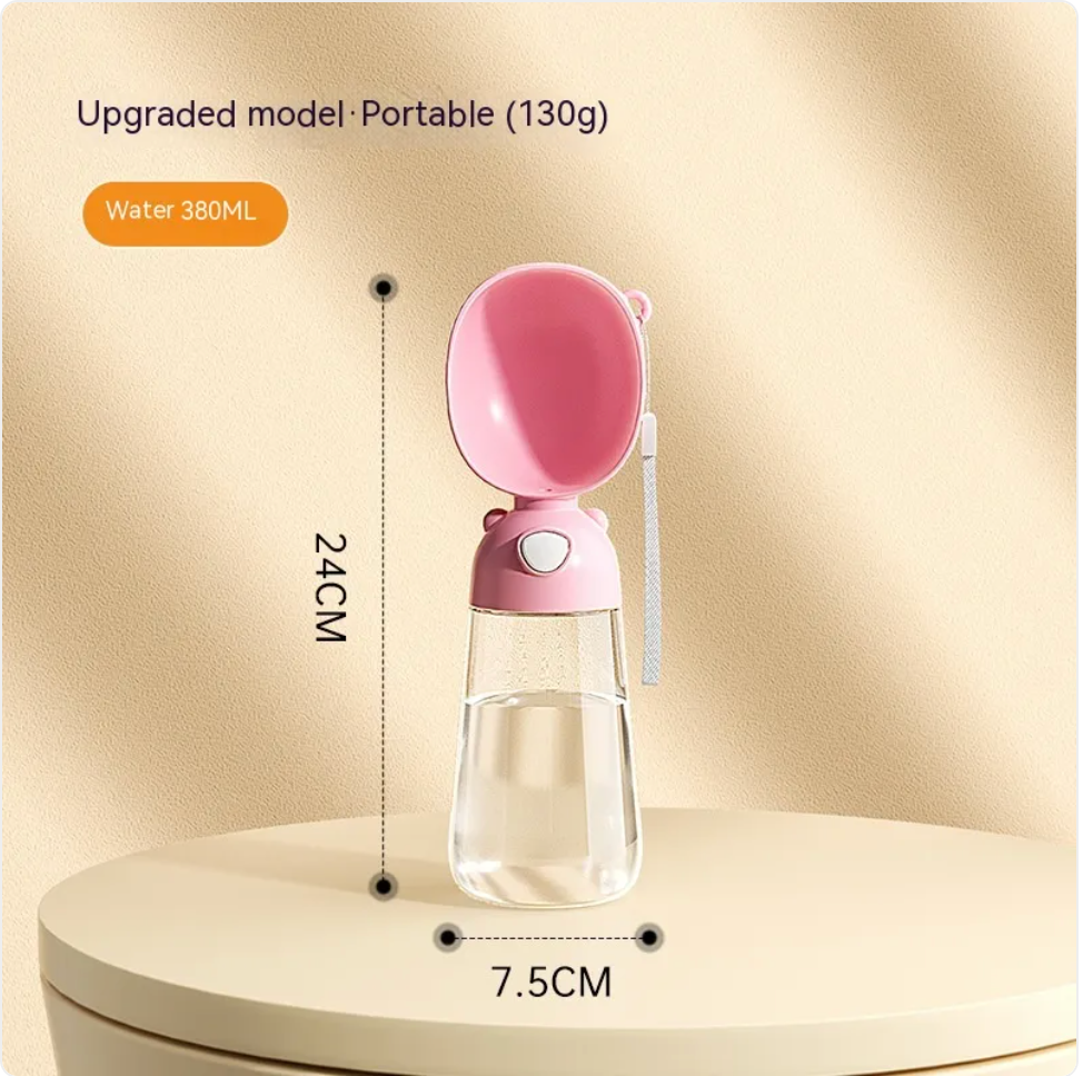 2-in-1 Portable Dog Water Bottle & Food Feeder