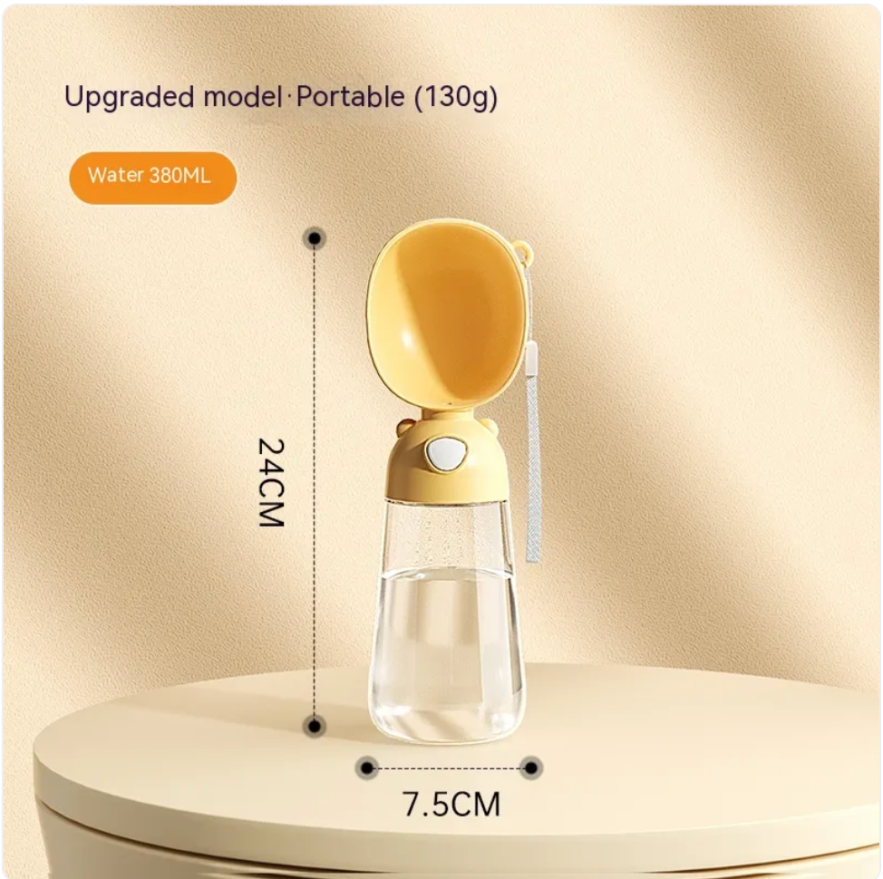 2-in-1 Portable Dog Water Bottle & Food Feeder