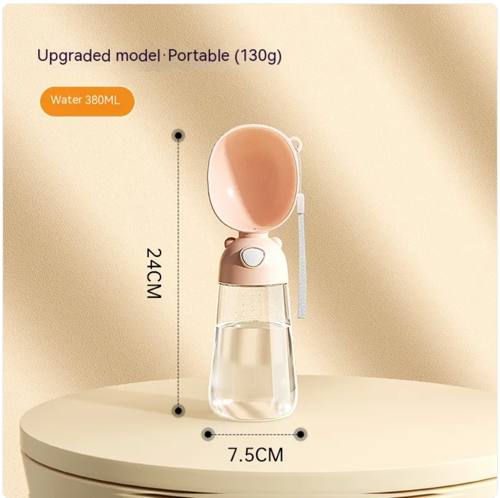 2-in-1 Portable Dog Water Bottle & Food Feeder